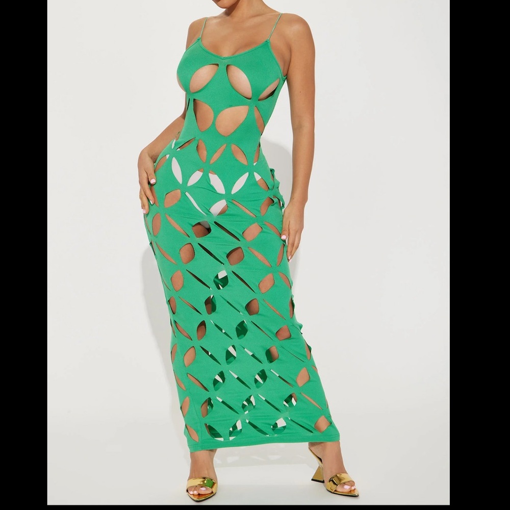 BRAND NEW: Green Maxi Dress